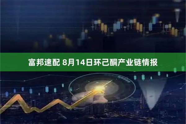 富邦速配 8月14日环己酮产业链情报