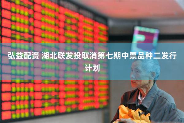 弘益配资 湖北联发投取消第七期中票品种二发行计划